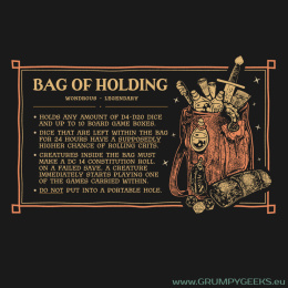 BAG OF HOLDING